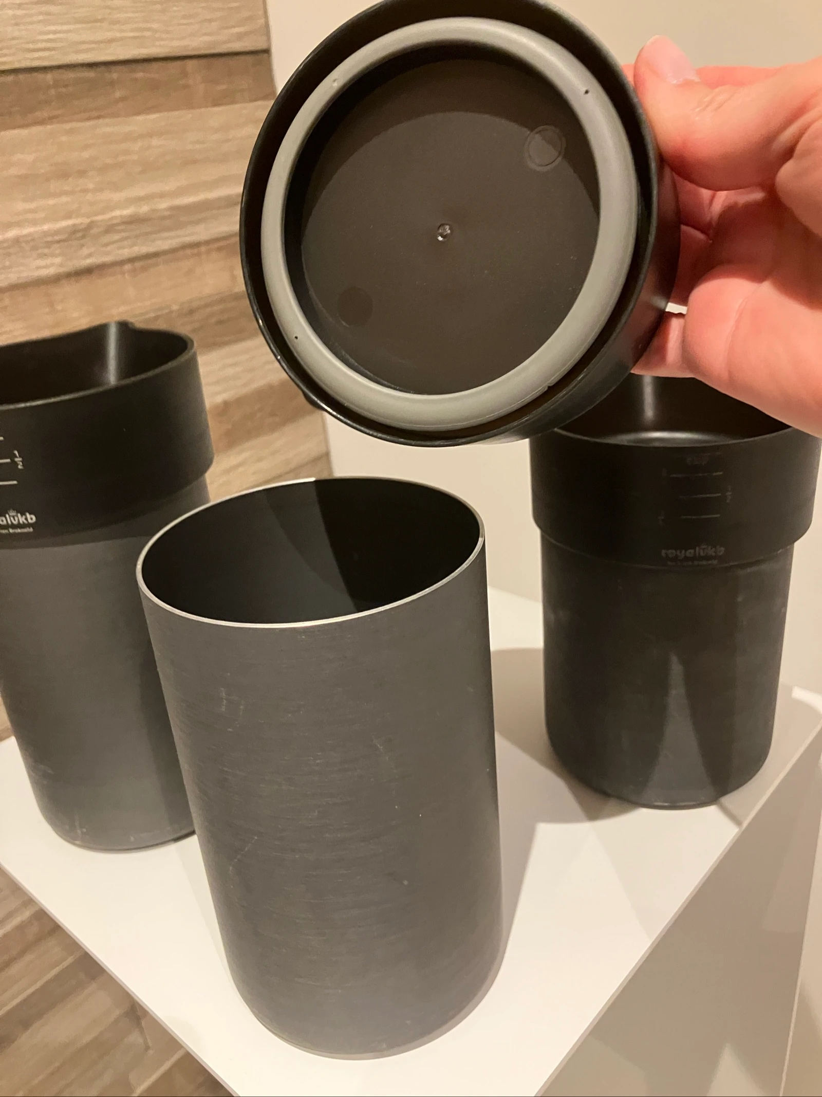 Lot de 3 boîtes / sacs de réserve avec tasse à mesurer – photo 4